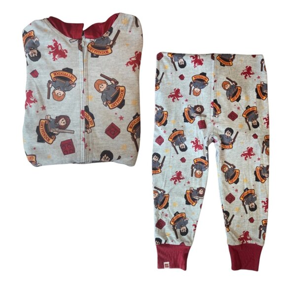 NWT -Harry Potter LEGO Union Suit Pajamas - Boy/ Girl 6/6x - Picture 7 of 7